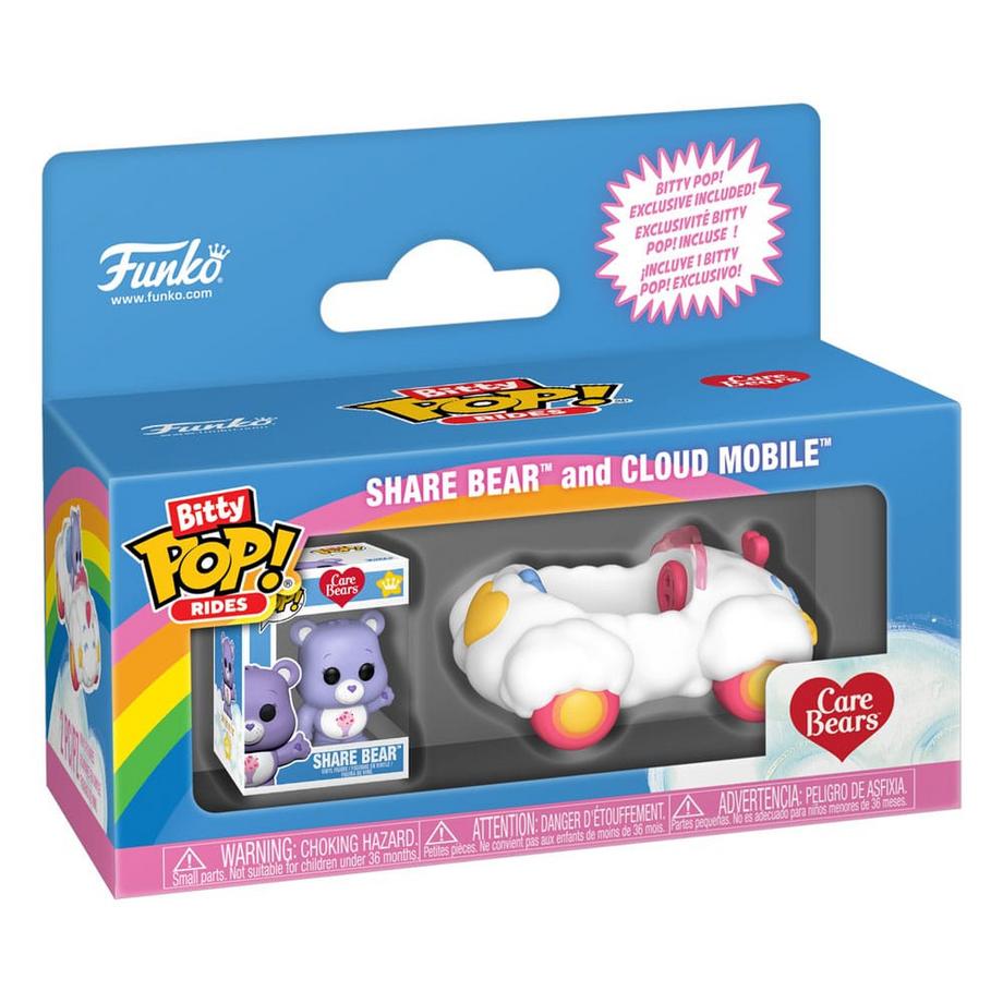 Die Glücksbärchis Bitty POP! Rides Vinyl Figur Share Bear & Cloud Mobile