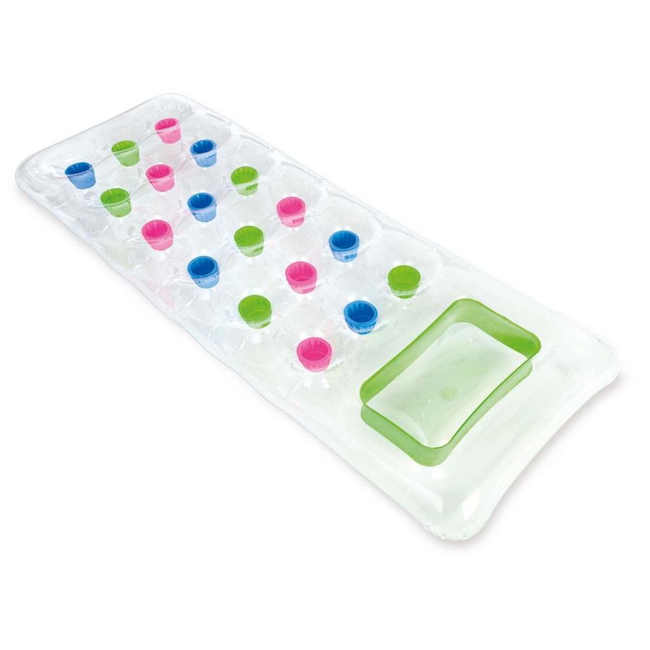 B2X  Materassino da spiaggia con finestra 188 x 71 cm INTEX 59894 rosa 