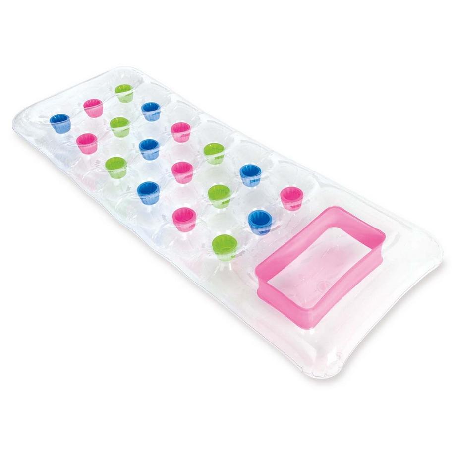 B2X  Materassino da spiaggia con finestra 188 x 71 cm INTEX 59894 rosa 