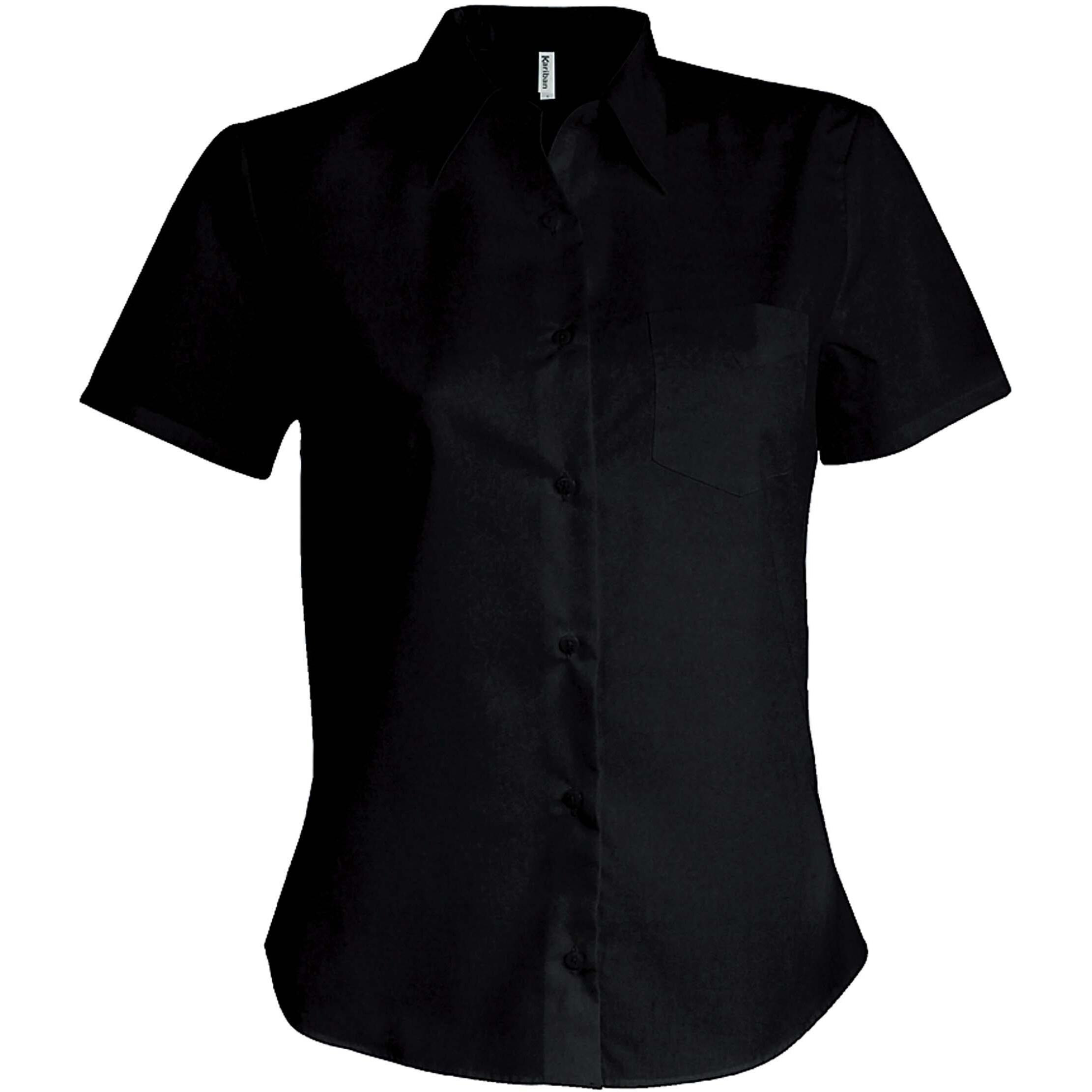 Kariban  camicia maniche corte popeline 