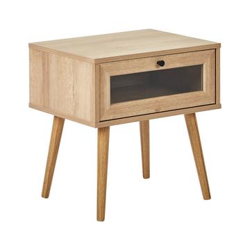 Comodino 1 cassetto en Pannello di fibre (LDF) Minimalista ALBANY