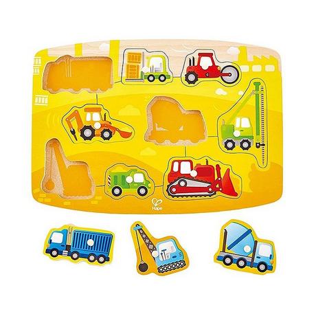 Hape  Puzzle Baustellenpuzzle (10Teile) 