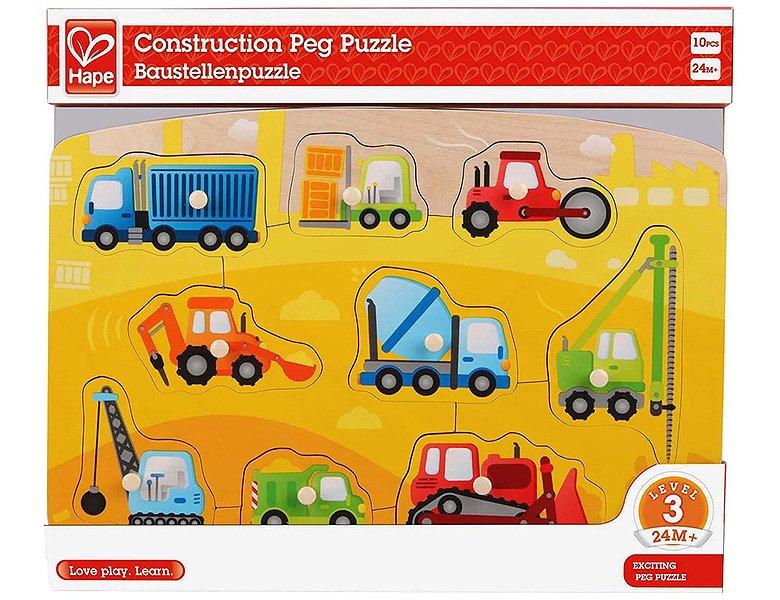 Hape  Puzzle Baustellenpuzzle (10Teile) 