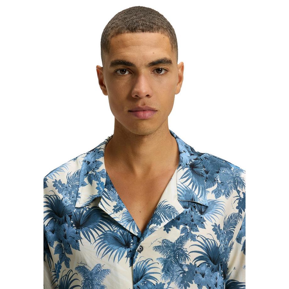BOSS  Camicia Regolare Floreale Maniche Corte 