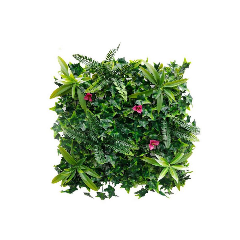 Vente-unique Mur végétal synthétique vert - pack de 3m² - IKAZ  