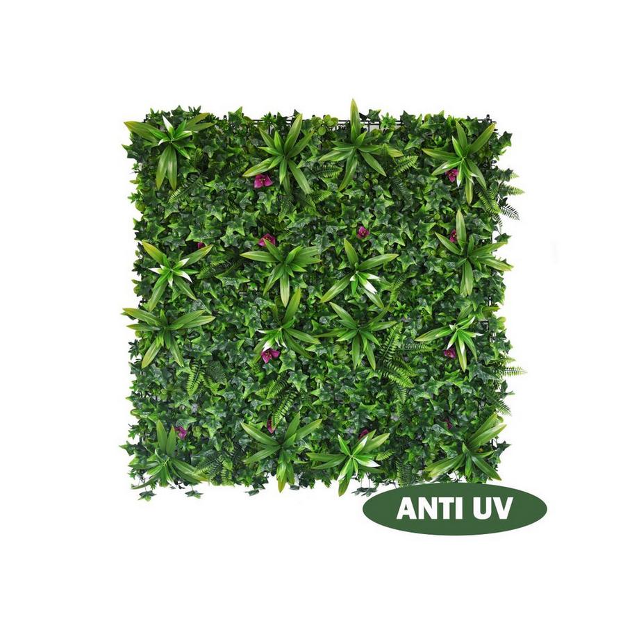 Vente-unique Mur végétal synthétique vert - pack de 3m² - IKAZ  