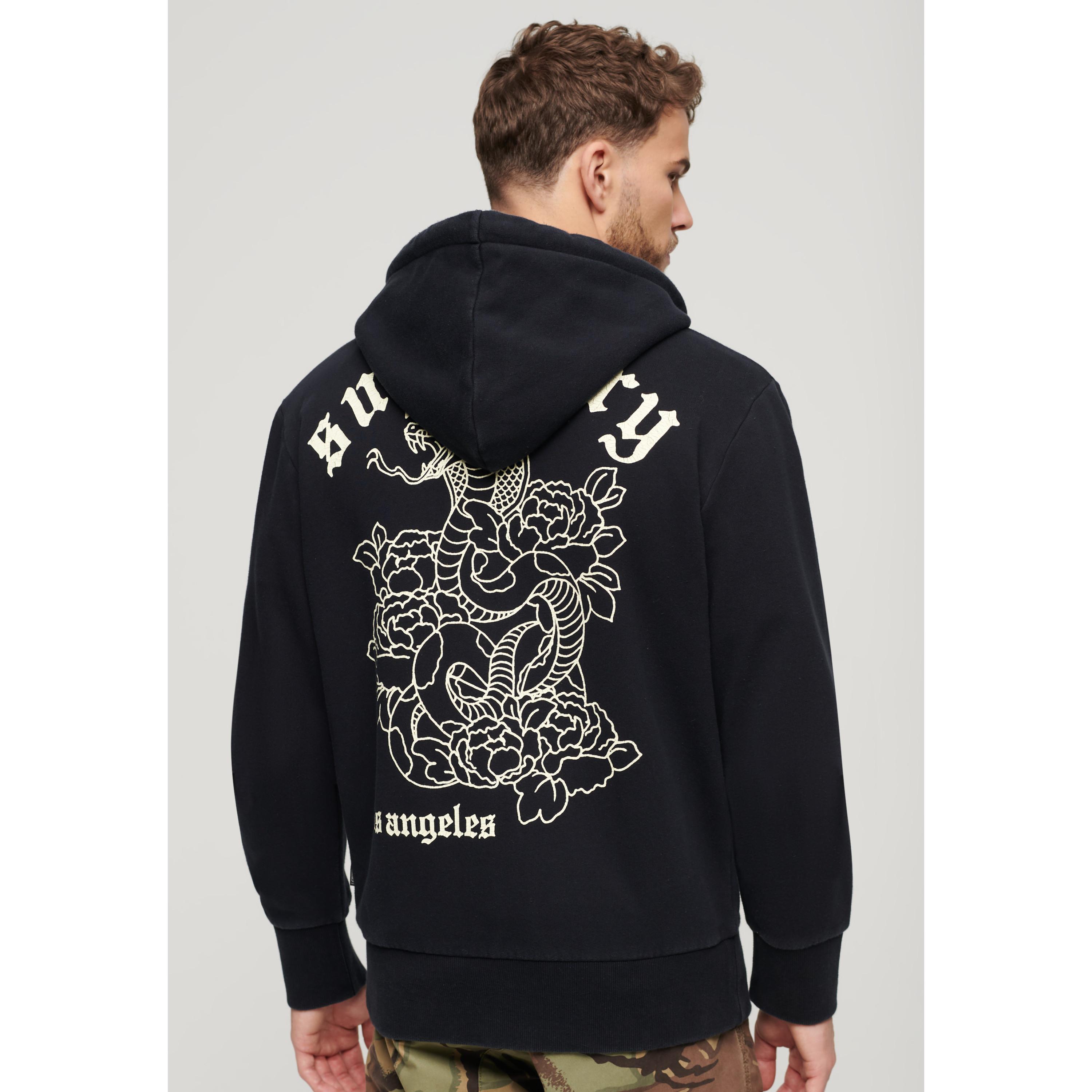 Superdry  sweatshirt à capuche zippé 