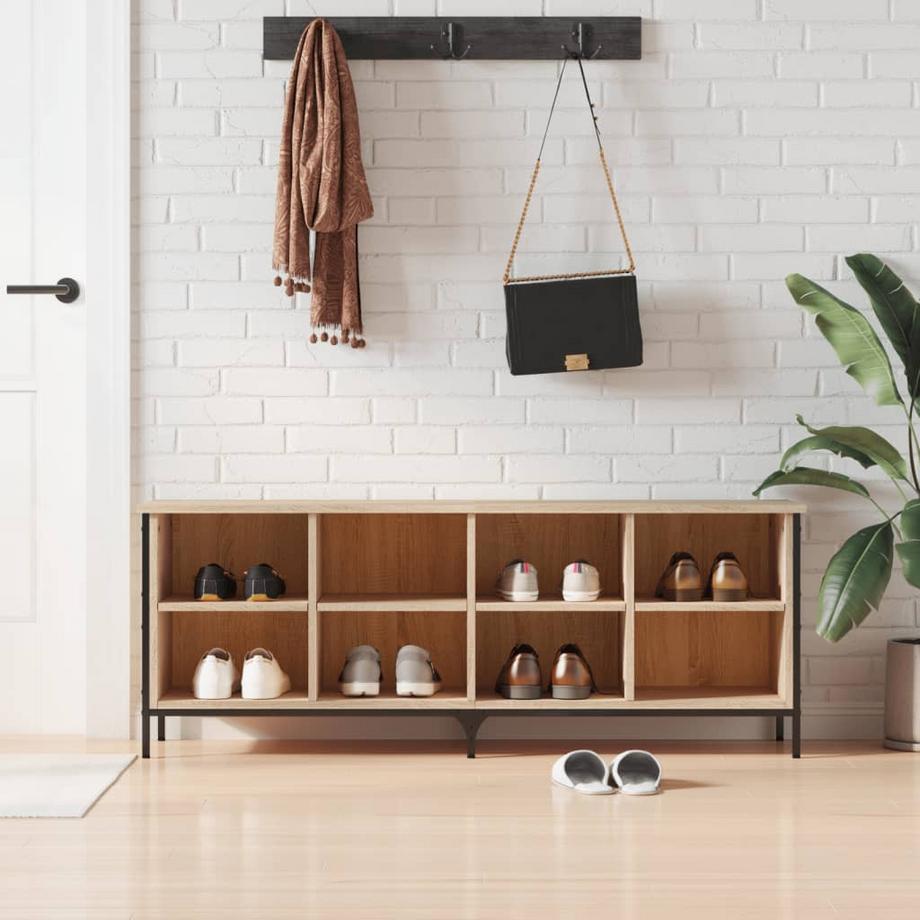 VidaXL Armoire à chaussures bois d'ingénierie  