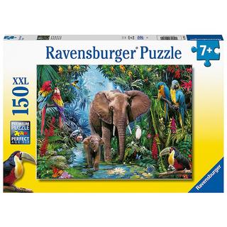 Ravensburger  Puzzle Dschungel-Elefanten (150XXL) 