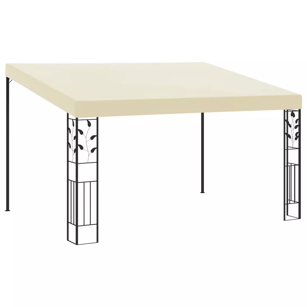 Gazebo A Parete 4x3x2,5 M Crema - Vidaxl