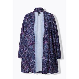 Ulla Popken Jerseyjacke Schalkragen Langarm  