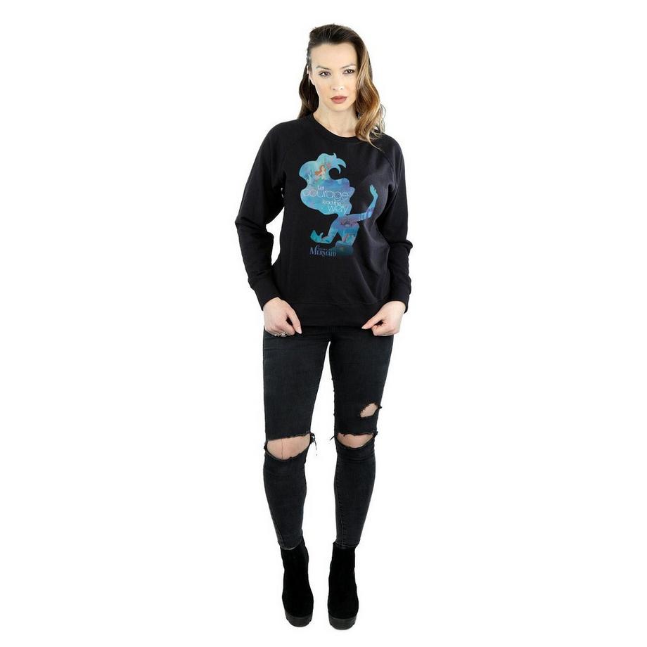 Disney PRINCESS La Sirenetta Let Courage Lead The Way Felpa Slim Fit  
