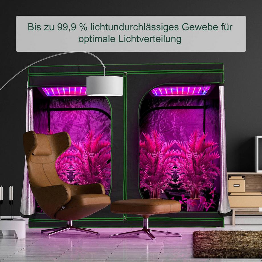B2X Growbox im Innenbereich  