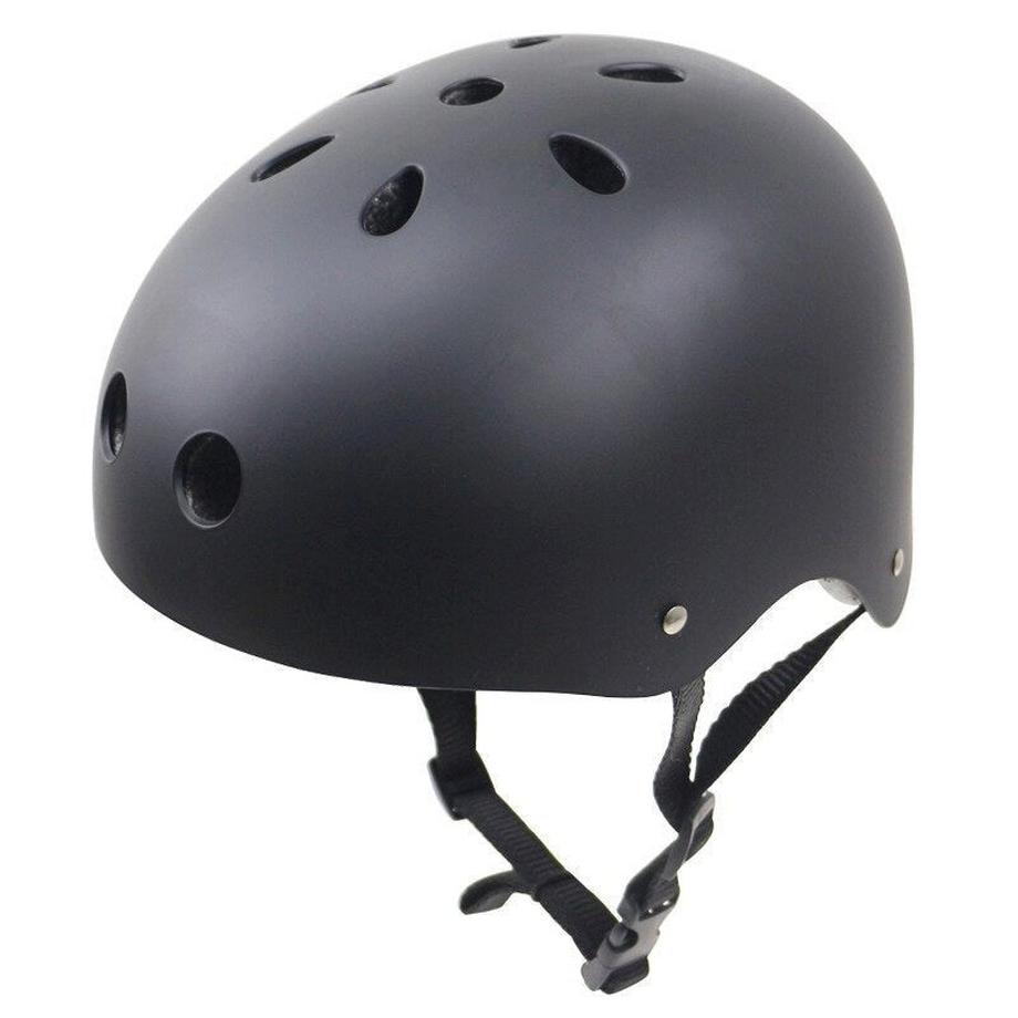 TWHEELS  Casque classique pour trottinette électrique et scooter électrique, noir mat 