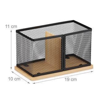 Northio Portapenne in bambù e rete  