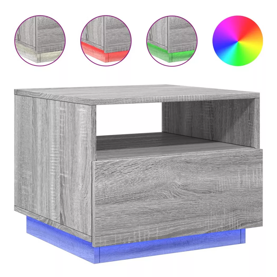 VidaXL - tavolino da salotto Legno multistrato, One Size, Grigio