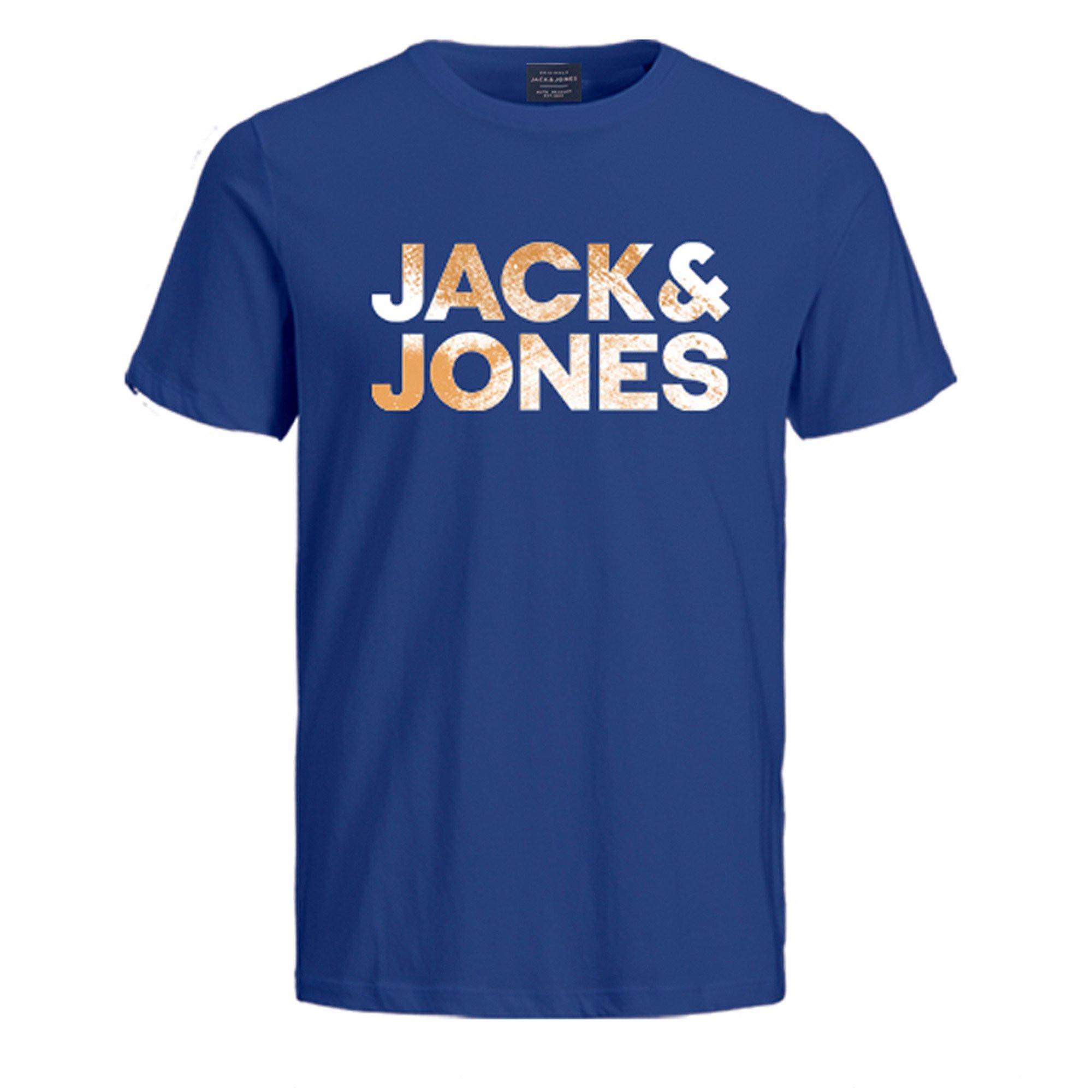 JACK & JONES JCODISTRESSED 5PK T-shirt Vestibilità Comoda Confezione da 5  