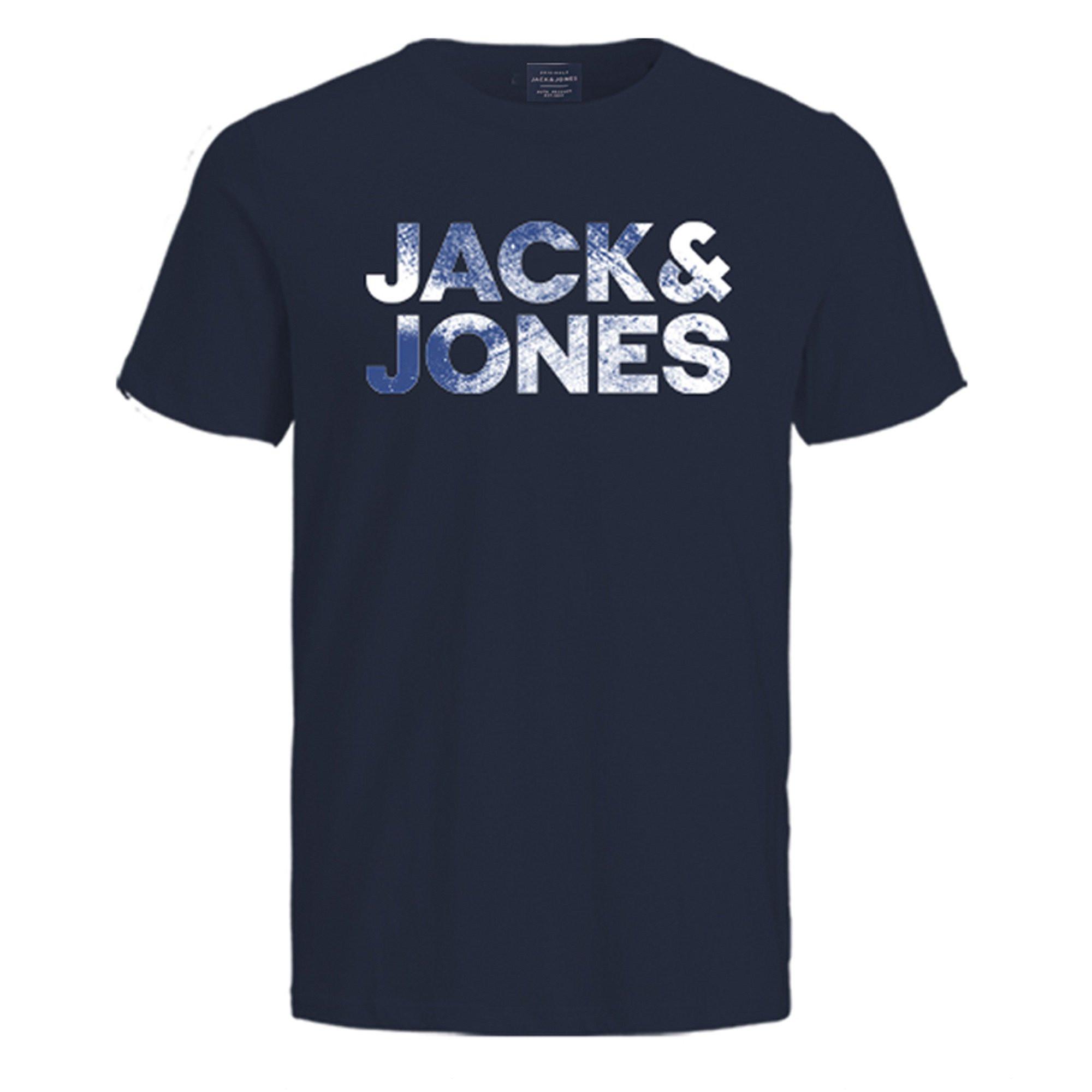 JACK & JONES JCODISTRESSED 5PK T-shirt Vestibilità Comoda Confezione da 5  