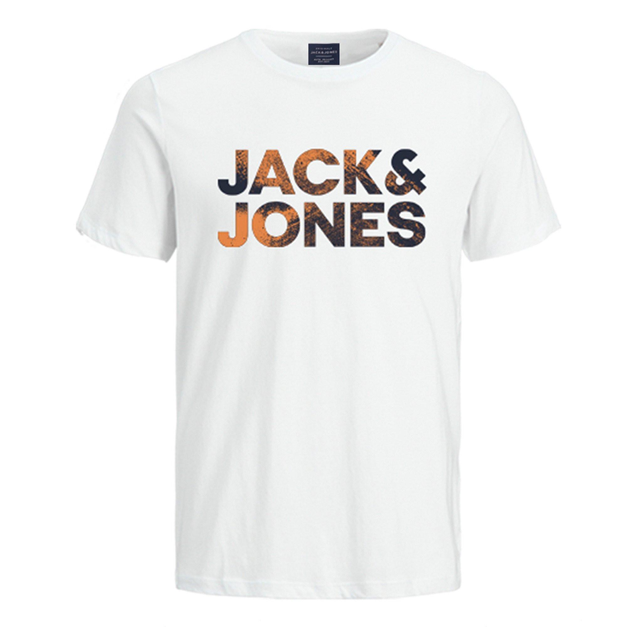JACK & JONES JCODISTRESSED 5PK T-shirt Vestibilità Comoda Confezione da 5  