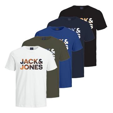 T-shirt  Pack de 5 Confortable à porter-JCODISTRESSED 5PK