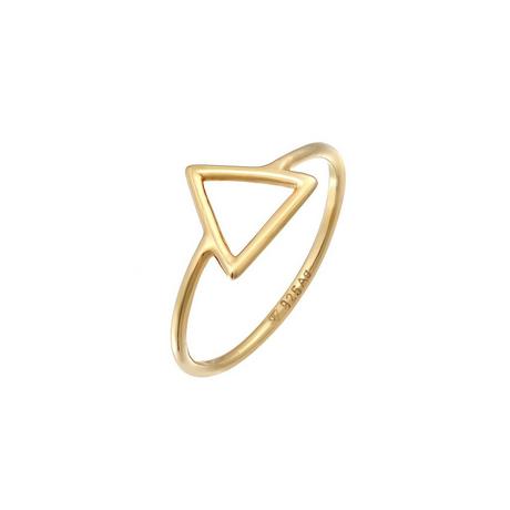 Elli  Bague Triangle Géo Tendance Filigrane 