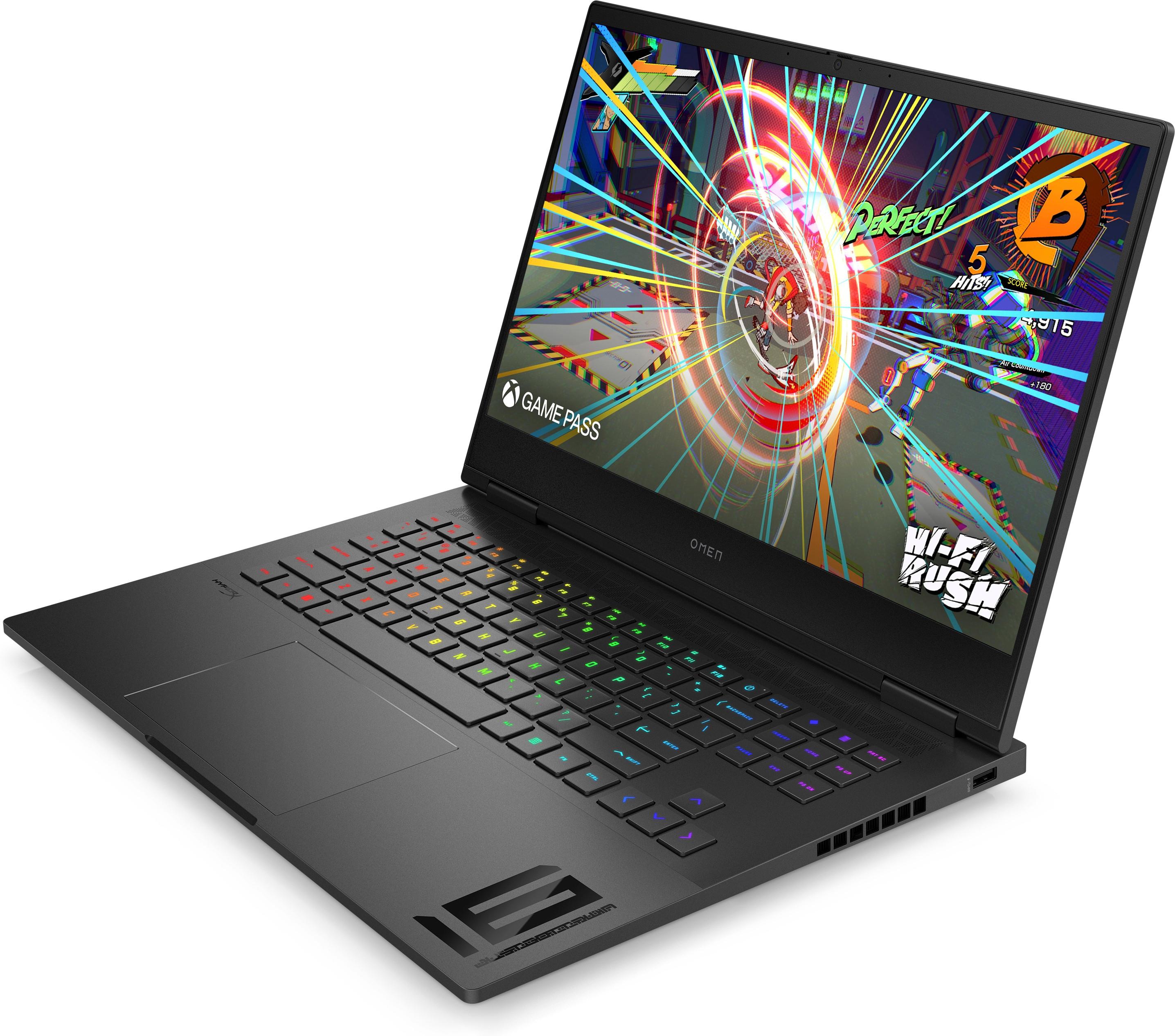 HP  OMEN 16-wf1750nz Intel® Core™ i7 i7-14700HX Laptop 40,9 cm (16.1") Quad HD 32 GB DDR5-SDRAM 2 TB SSD NVIDIA GeForce RTX 4070 Wi-Fi 7 (802.11be) Windows 11 Home Schwarz 