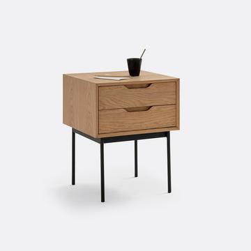 Chevet 2 tiroirs