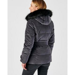 Damart  Parka en velours lisse. 