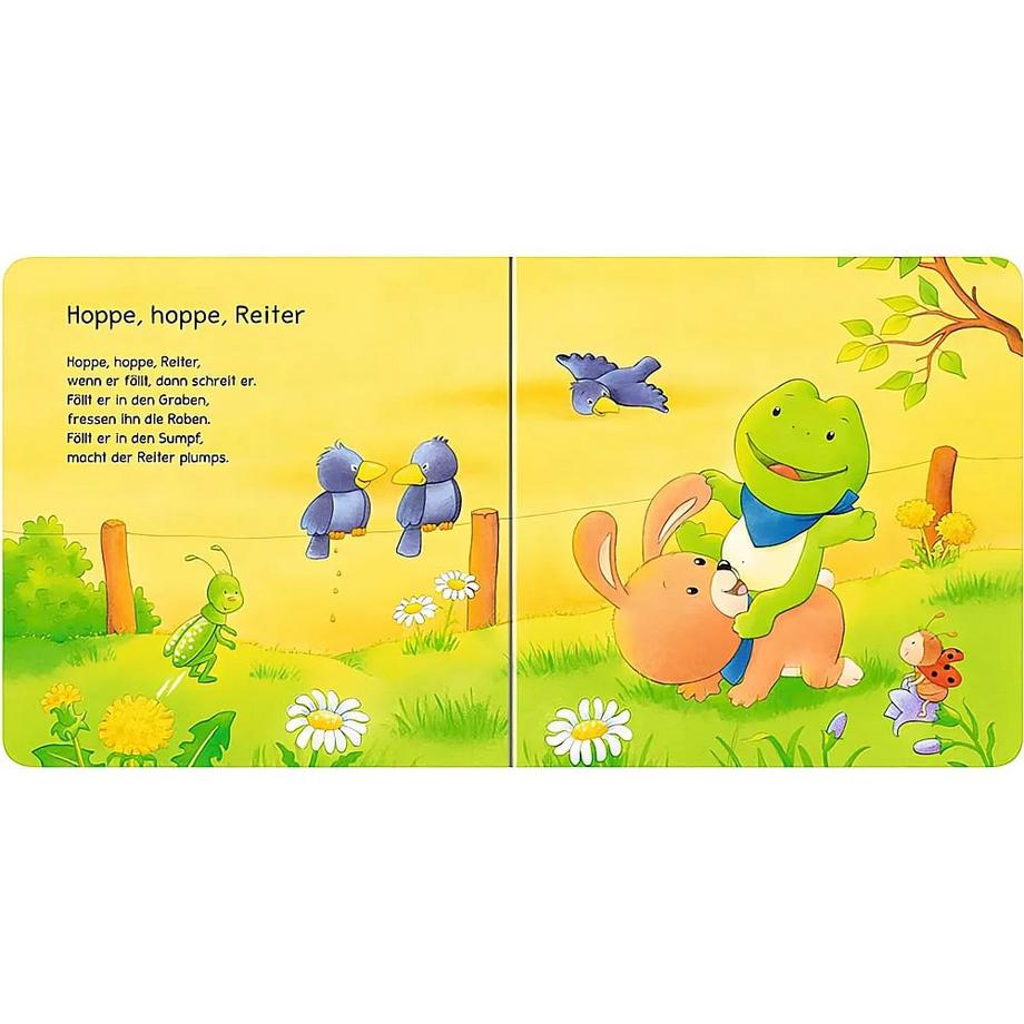 ministeps: Ri-ra-rutsch! Erste Kinderreime zum Anhören Volksgut; Dal Lago, Gabriele (Illustrationen) Gebundene Ausgabe 