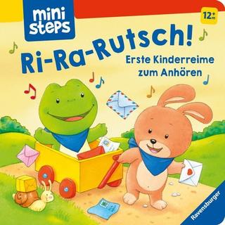 ministeps Ri-ra-rutsch! Erste Kinderreime zum Anhören Volksgut; Dal Lago, Gabriele (Illustrationen) Copertina rigida 