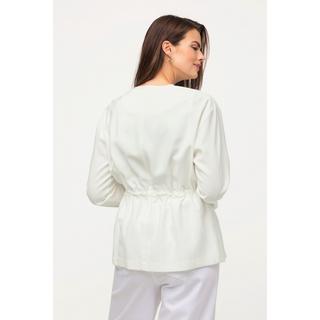 Ulla Popken Giacca Coulisse Girocollo Maniche 3/4  