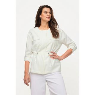 Ulla Popken Giacca Coulisse Girocollo Maniche 3/4  