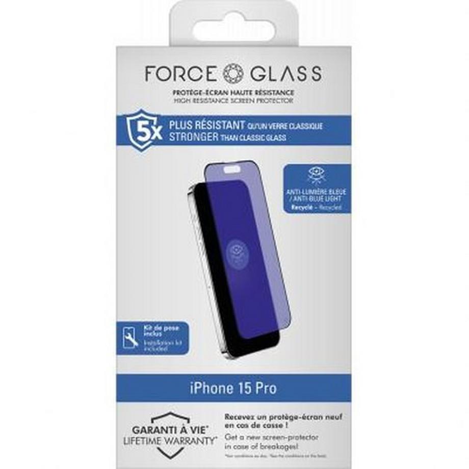 Force Power  Protection d'écran pour iPhone 15 Pro 