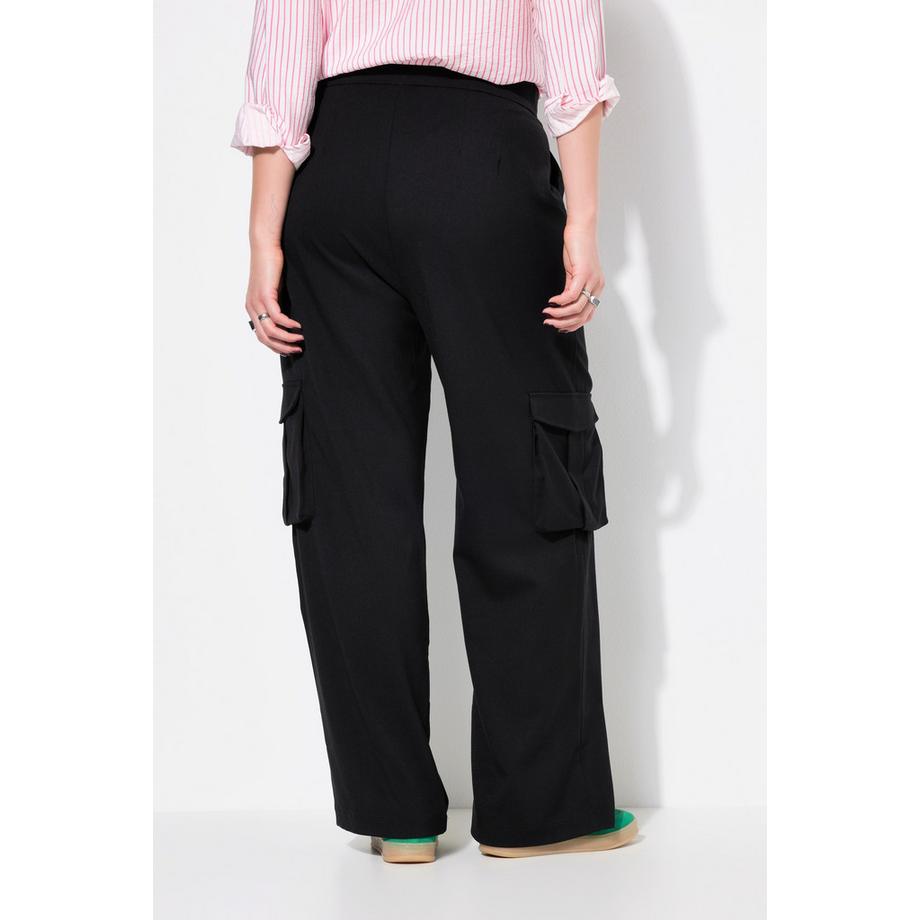 Studio Untold Pantaloni Cargo Vita Alta Gamba Larga  