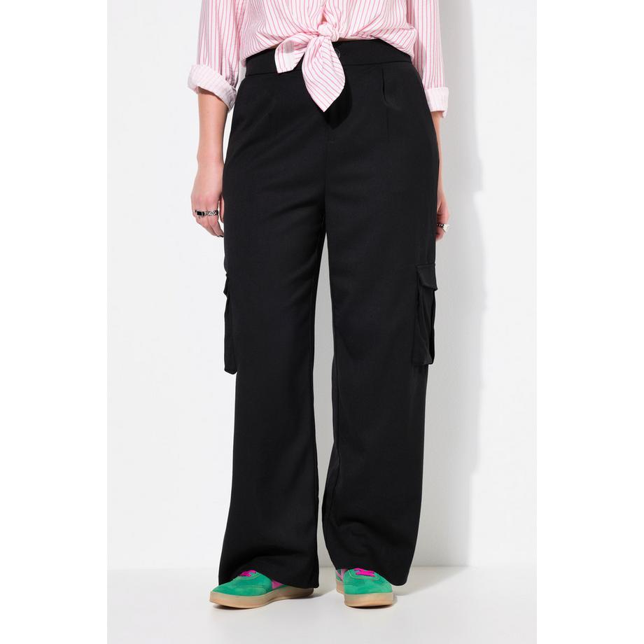 Studio Untold Pantaloni Cargo Vita Alta Gamba Larga  