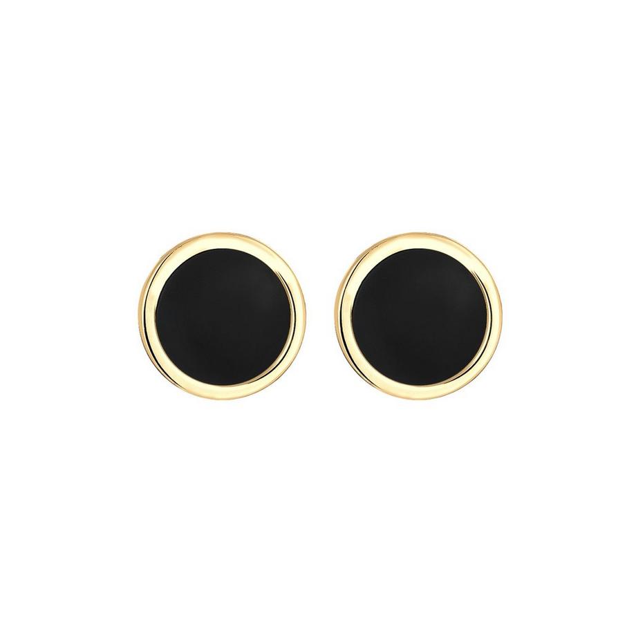 Kuzzoi  Ohrringe Basic Kreis Geo Emaille 