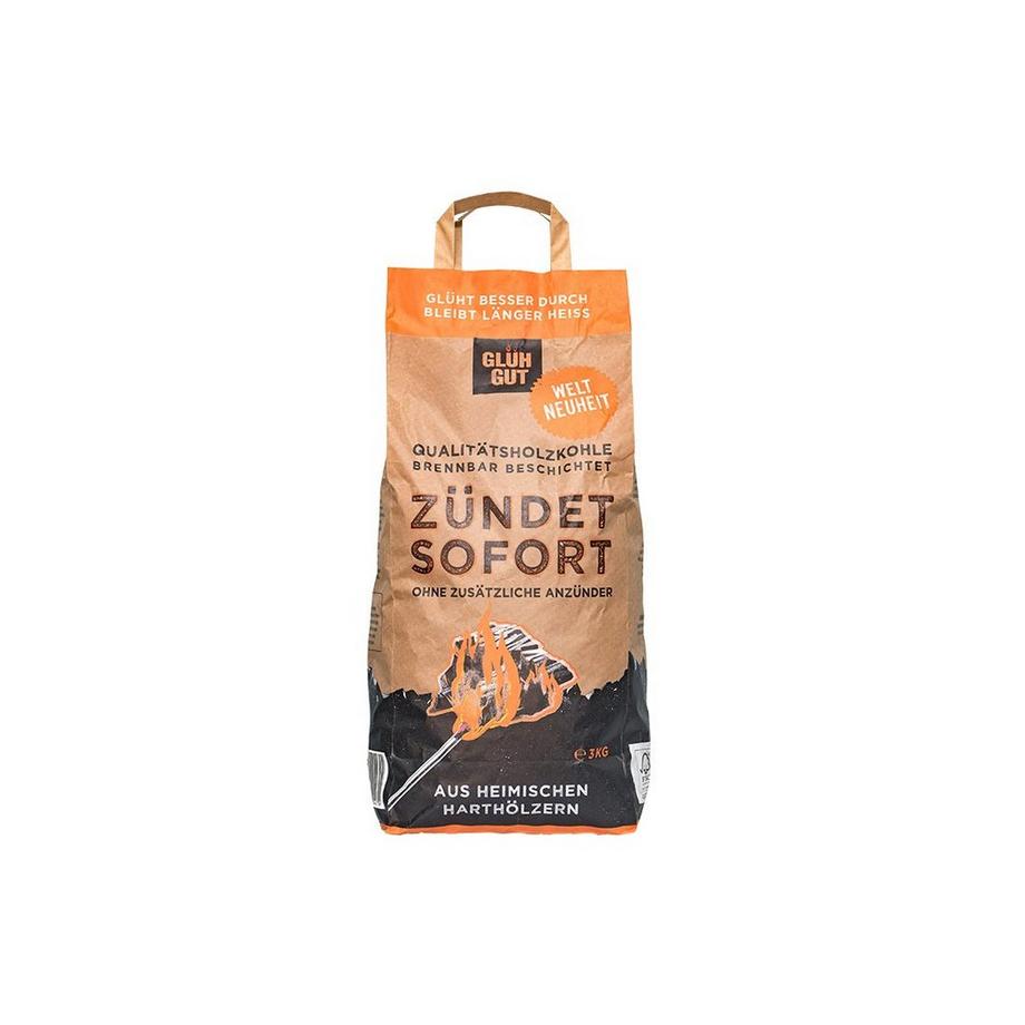 GLÜHGUT Charbon de bois 3kg  