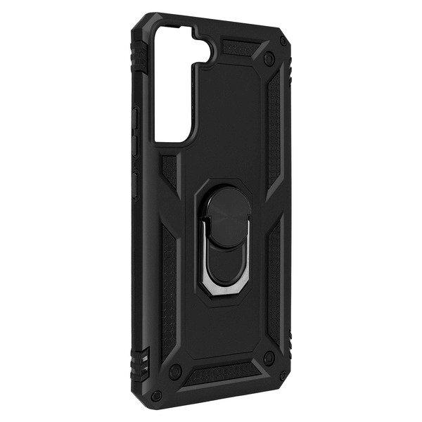 Avizar  Coque Samsung S22 Plus Ring Support Noir 