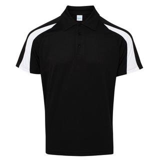 AWDis Just Cool Kurzarm Polo Shirt mit Kontrast Panel  