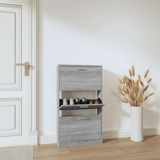 VidaXL Armoire à chaussures bois d'ingénierie  