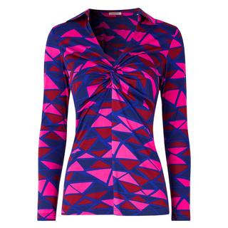 Joe Browns Retro inspiriertes Jersey Top Geo Print Twist Front  