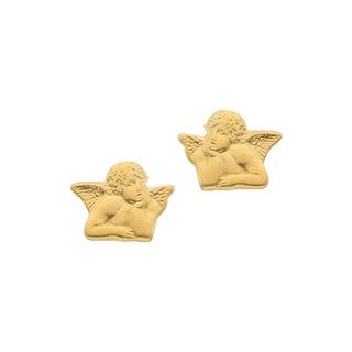 MUAU Schmuck  Ohrstecker Gelbgold 750, 6x7mm 