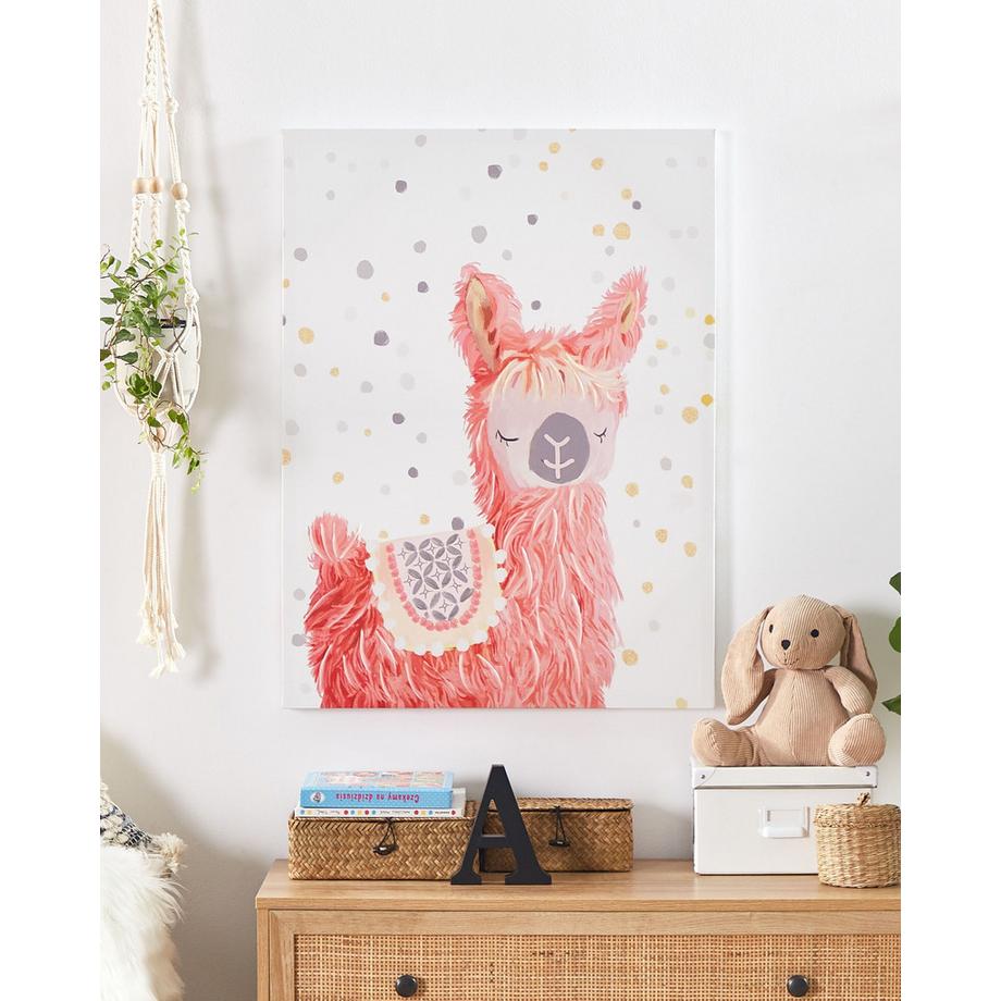 Beliani Imprimé sur toile en Tissu Moderne AFASSA  