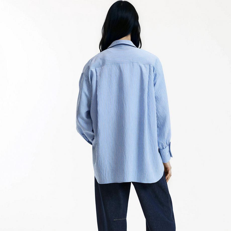 La Redoute Collections Chemise rayée oversize manches longues  