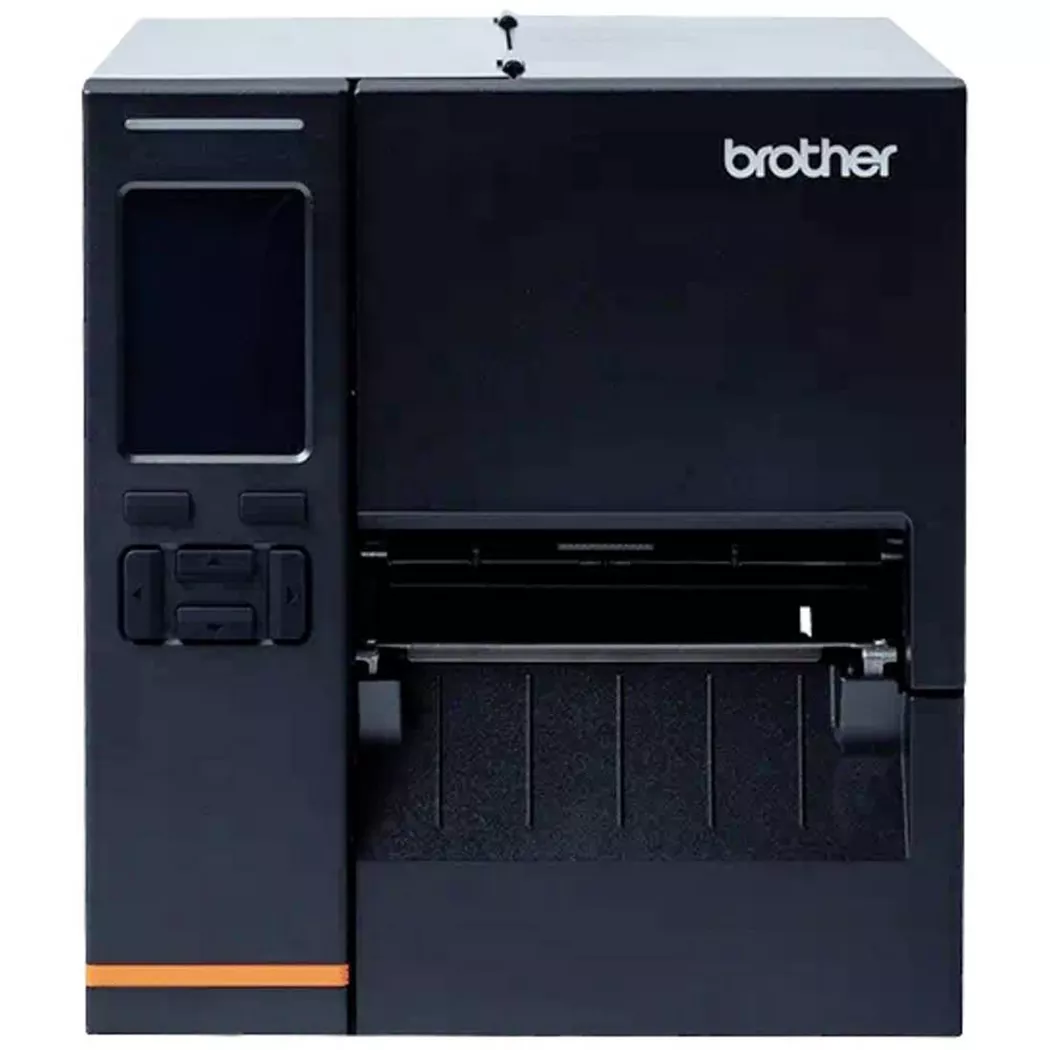 Brother – industrieller Etikettendrucker mit Thermotransfer-Drucktechnologie TJ-4121TN, Schwarz