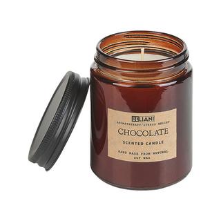Beliani Bougie parfumée avec diffuseur en Cire de soja Traditionnel DARK ELEGANCE  
