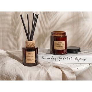 Beliani Bougie parfumée avec diffuseur en Cire de soja Traditionnel DARK ELEGANCE  