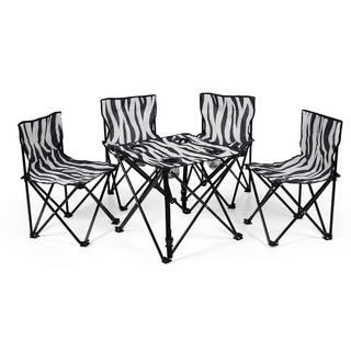 zebraffo  zebraffo Campingset Kids, 4 Stühle und 1 Tisch 