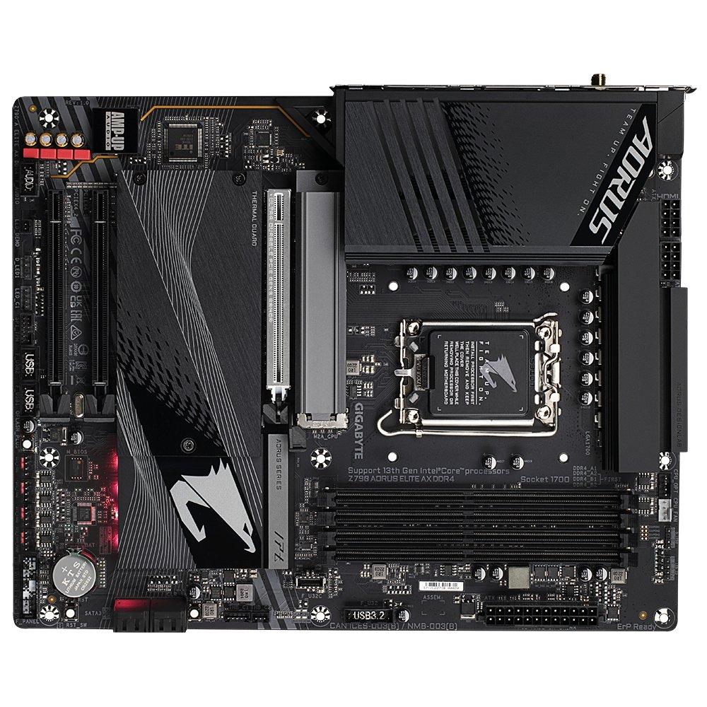 Gigabyte  Z790 AORUS ELITE AX DDR4 (REV 1.0) Motherboard Intel Z790 LGA 1700 ATX 