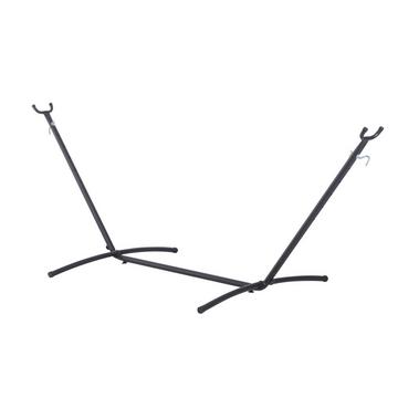 Hängemattengestell Für Hängematte Hängemattenständer Mit Haken Garten Strand Metall 280 X 120 X 110 Cm Bis 120Kg